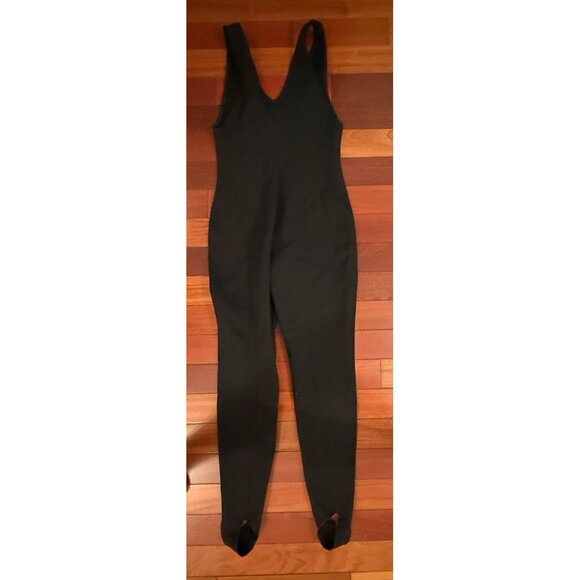 NEW (Vintage) edelweiss Ski/Snow Bib w- Stirrups Women Size 10 Black/ Wool/TAGS - Picture 7 of 7